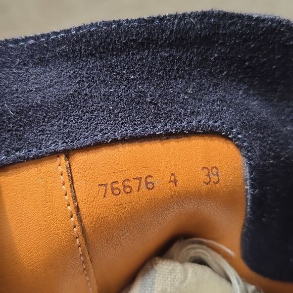 Chie Mihara | Elegant Black and Navy Suede Boots - Picture 7 of 8